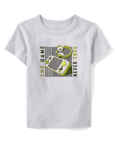 Boys Game Never Ends Graphic Tee