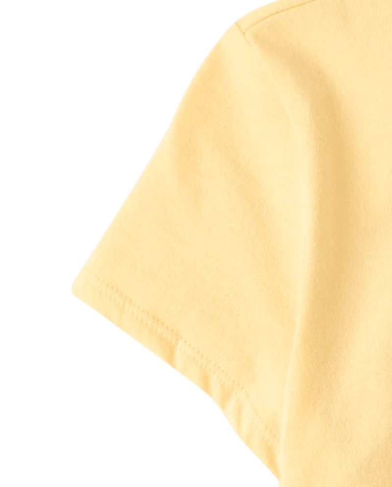 Girls Aloha Graphic Tee