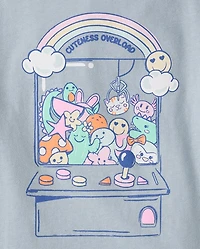 Girls Claw Machine Graphic Tee