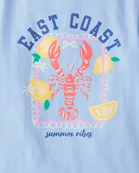 Girls Lobster Graphic Tee