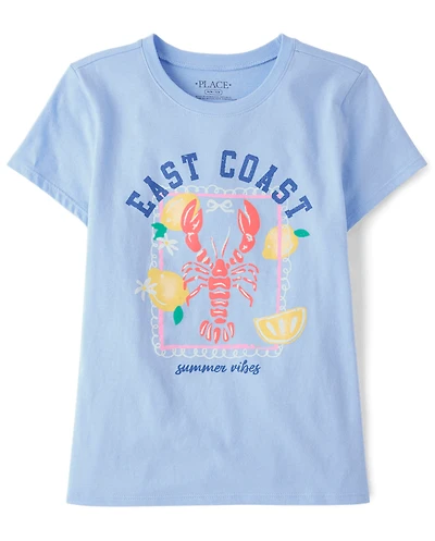 Girls Lobster Graphic Tee
