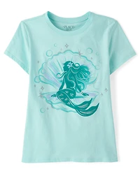 Girls Mermaid Graphic Tee