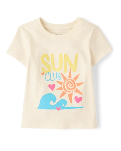 Baby And Toddler Girls Sun Club Graphic Tee