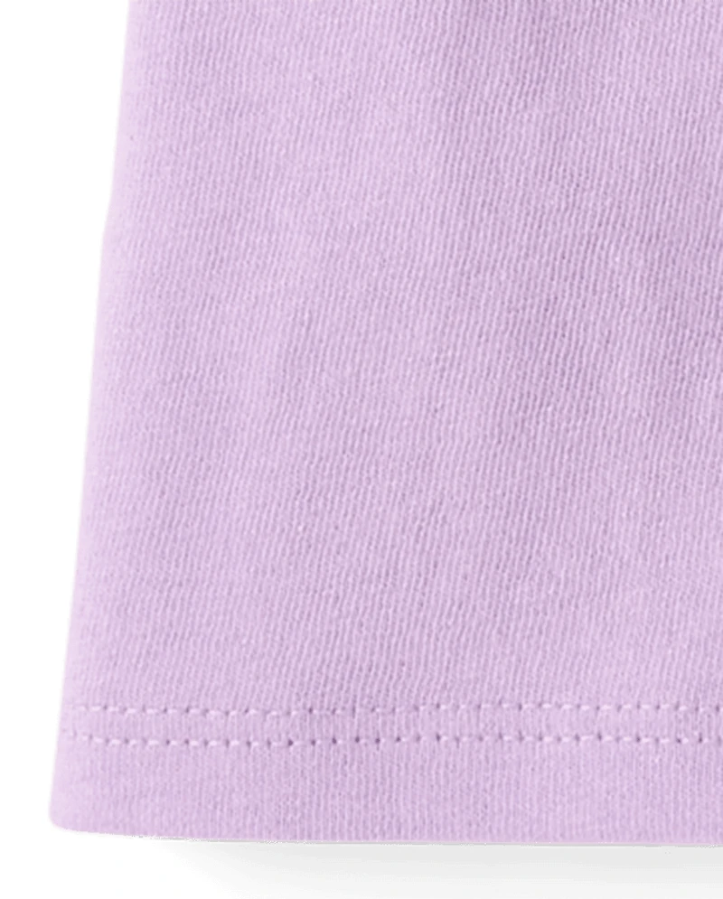 Baby And Toddler Girls Beach Day Graphic Tee