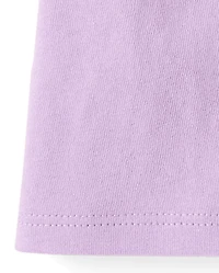 Baby And Toddler Girls Beach Day Graphic Tee