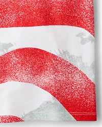 Boys American Flag Graphic Tee