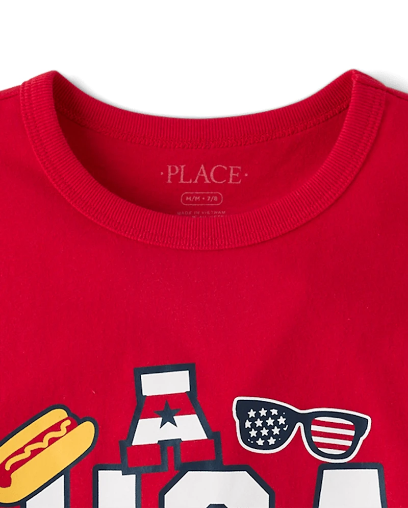 Boys USA Graphic Tee