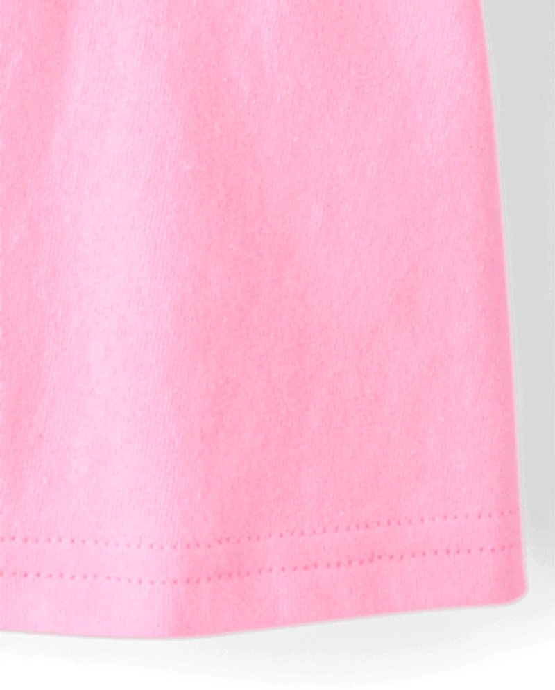 Girls Kindness Relaxed Cropped Graphic Tee