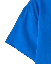 Girls Turtle Relaxed Cropped Graphic Tee