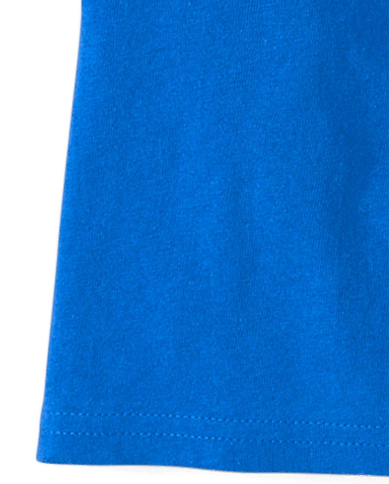 T-shirt graphique court décontracté à motif tortue pour filles