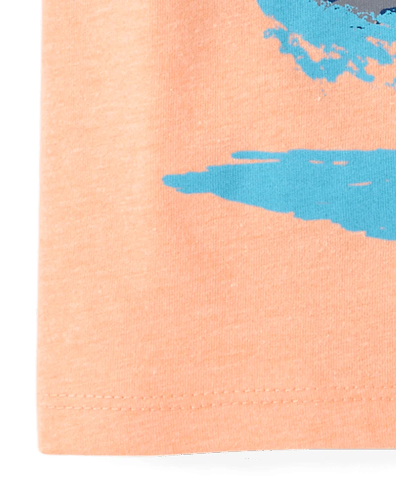 Baby And Toddler Boys Monster Truck Graphic Tee