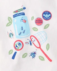 Baby And Toddler Boys Bug Catcher Graphic Tee