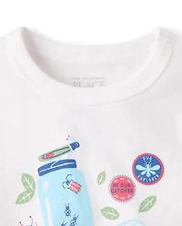 Baby And Toddler Boys Bug Catcher Graphic Tee