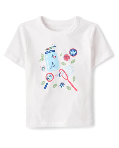 Baby And Toddler Boys Bug Catcher Graphic Tee