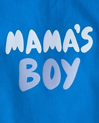 Baby And Toddler Boys Mama's Boy Graphic Tee