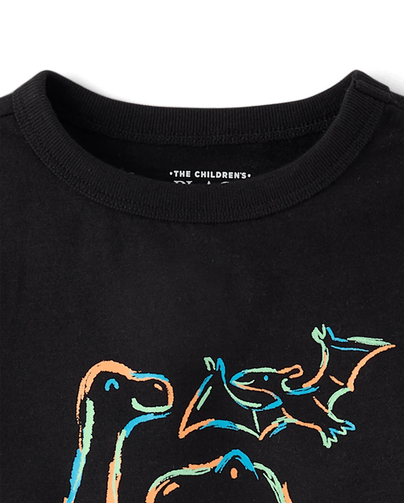Baby And Toddler Boys Dino Graphic Tee