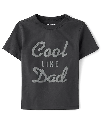 Baby And Toddler Boys Cool Like Dad Graphic Tee