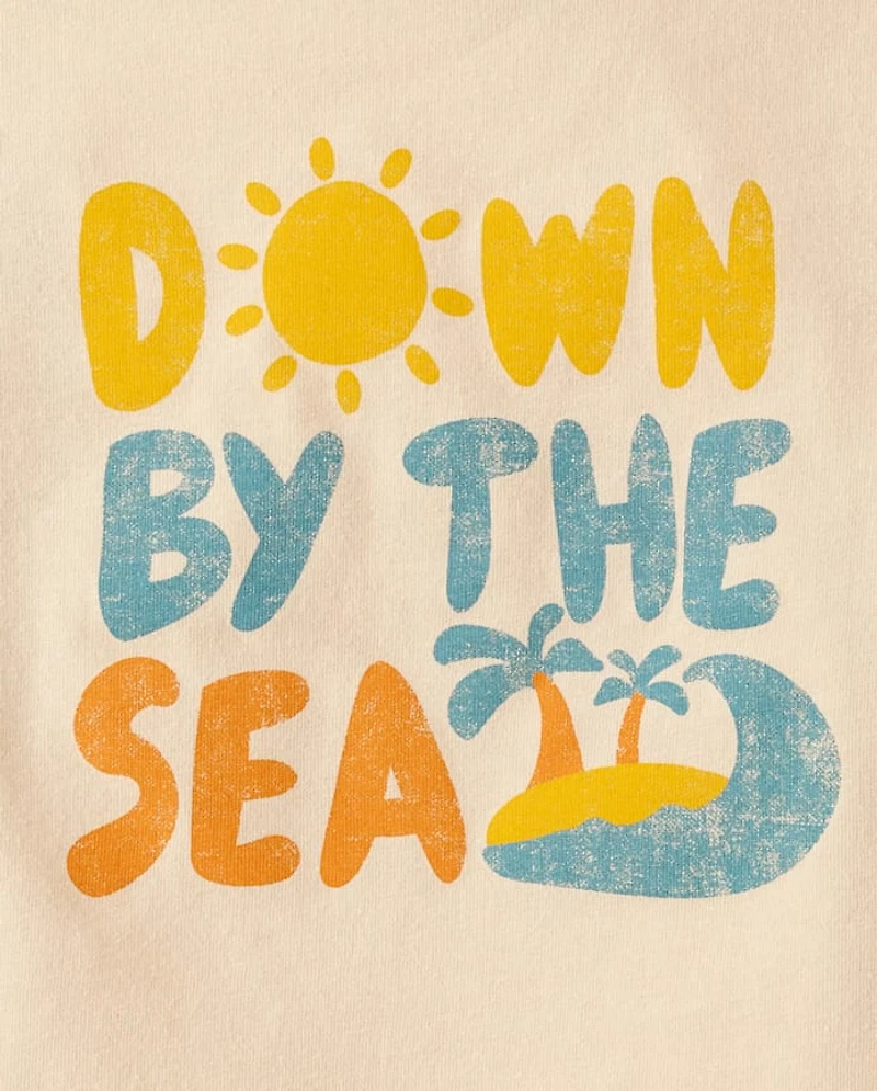 Baby And Toddler Boys Down By The Sea Graphic Tee