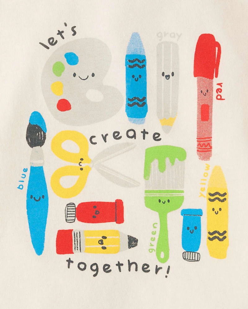 Baby And Toddler Boys Art Supplies Graphic Tee