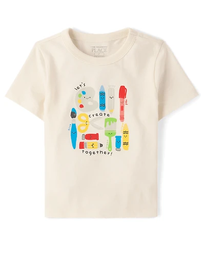Baby And Toddler Boys Art Supplies Graphic Tee