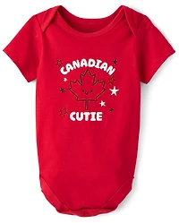 Body graphique Bébé Canadien Mignon