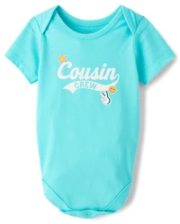 Baby Boys Cousin Crew Graphic Bodysuit