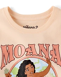 T-shirt graphique floral Moana™ pour filles