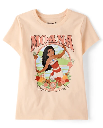 T-shirt graphique floral Moana™ pour filles