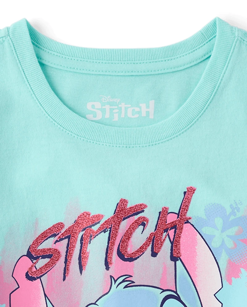 Girls Stitch™ Floral Graphic Tee