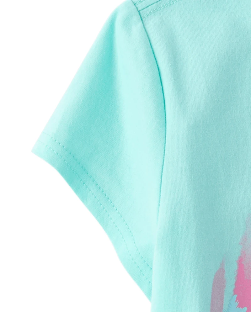 Girls Stitch™ Floral Graphic Tee