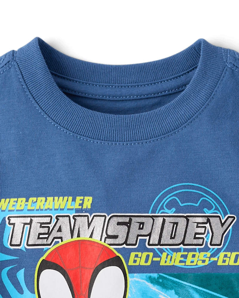 Baby And Toddler Boys Spidey™ Racecar Graphic Tee