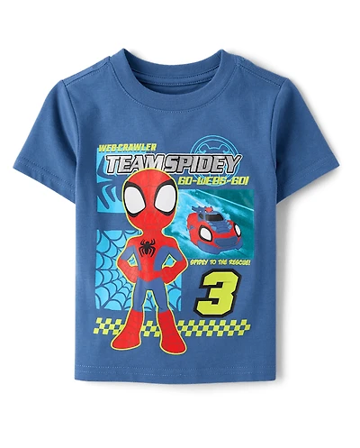 Baby And Toddler Boys Spidey™ Racecar Graphic Tee