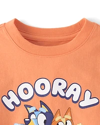 Baby And Toddler Boys Bluey™ Hooray Graphic Tee