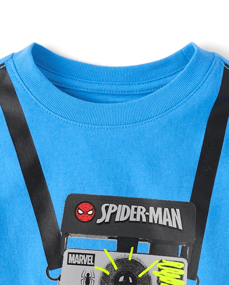 Baby And Toddler Boys Spider-Man™ Camera Graphic Tee