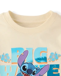 Baby And Toddler Boys Stitch™ Surf Graphic Tee