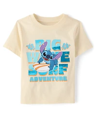 Baby And Toddler Boys Stitch™ Surf Graphic Tee