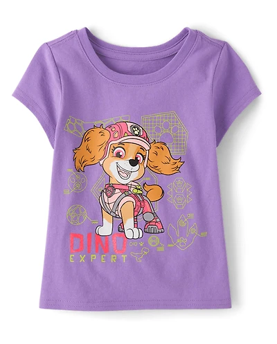 Baby And Toddler Girls Paw Patrol™ Dino Expert Graphic Tee