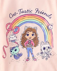 Baby And Toddler Girls Gabby's Dollhouse™ Rainbow Graphic Tee