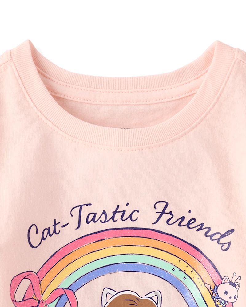 Baby And Toddler Girls Gabby's Dollhouse™ Rainbow Graphic Tee