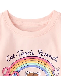 Baby And Toddler Girls Gabby's Dollhouse™ Rainbow Graphic Tee