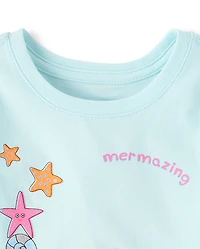 Baby And Toddler Girls Peppa Pig™ Mermaid Graphic Tee