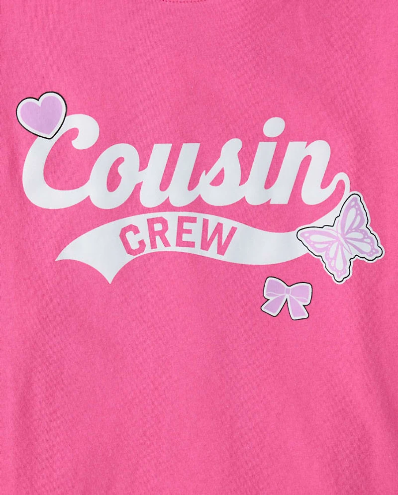 Girls Cousin Crew Graphic Tee