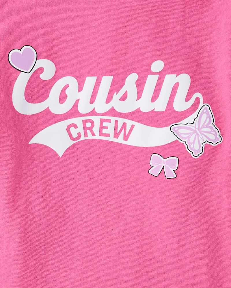 Baby And Toddler Girls Cousin Crew Graphic Tee
