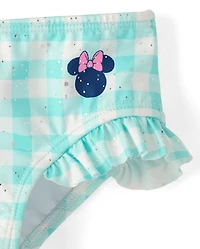 Toddler Girls Minnie Mouse™ Gingham Tankini Swimsuit