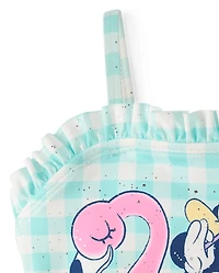 Toddler Girls Minnie Mouse™ Gingham Tankini Swimsuit