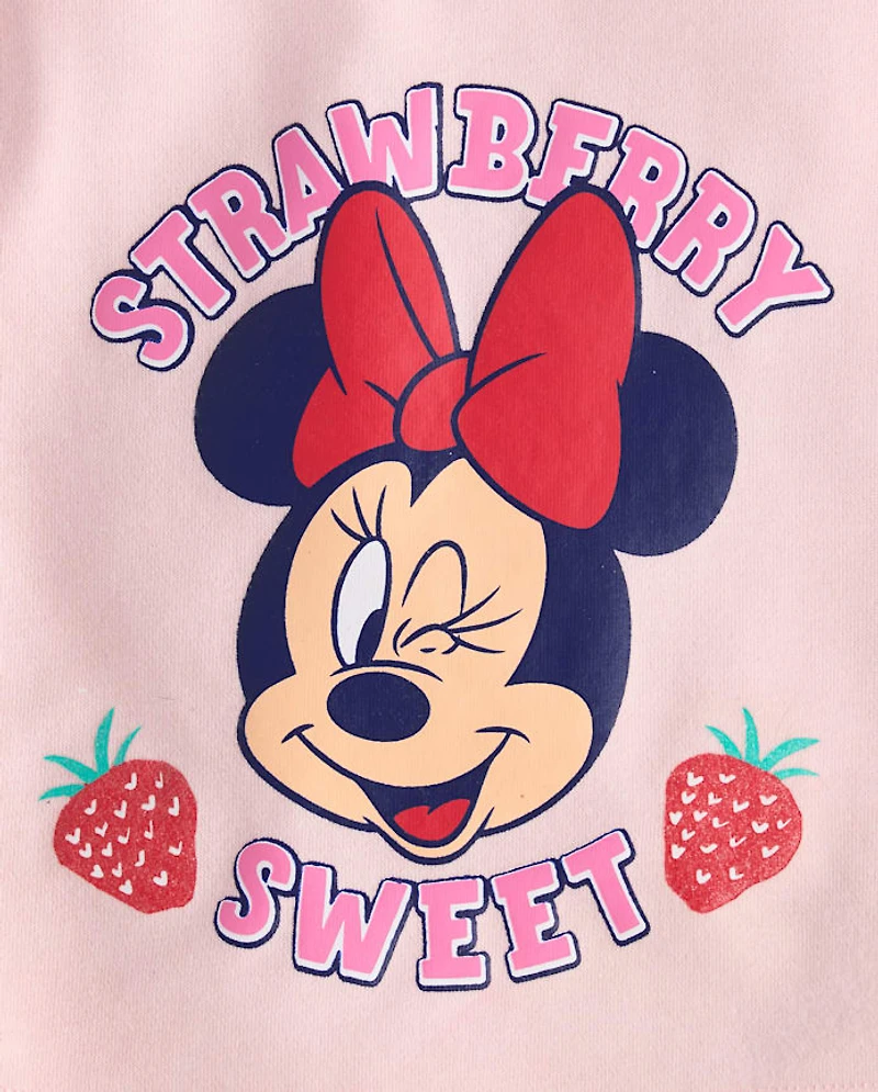 Toddler Girls Minnie Mouse™ Strawberry 2-Piece Outfit Set