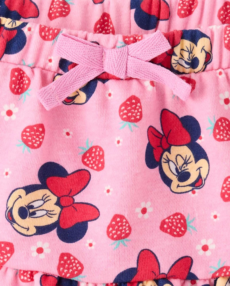 Toddler Girls Minnie Mouse™ Strawberry 2-Piece Outfit Set