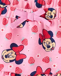 Toddler Girls Minnie Mouse™ Strawberry 2-Piece Outfit Set