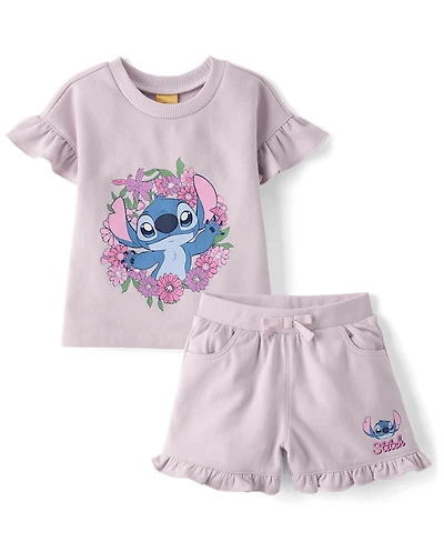 Toddler Girls Stitch™ Flutter 2-Piece Outfit Set