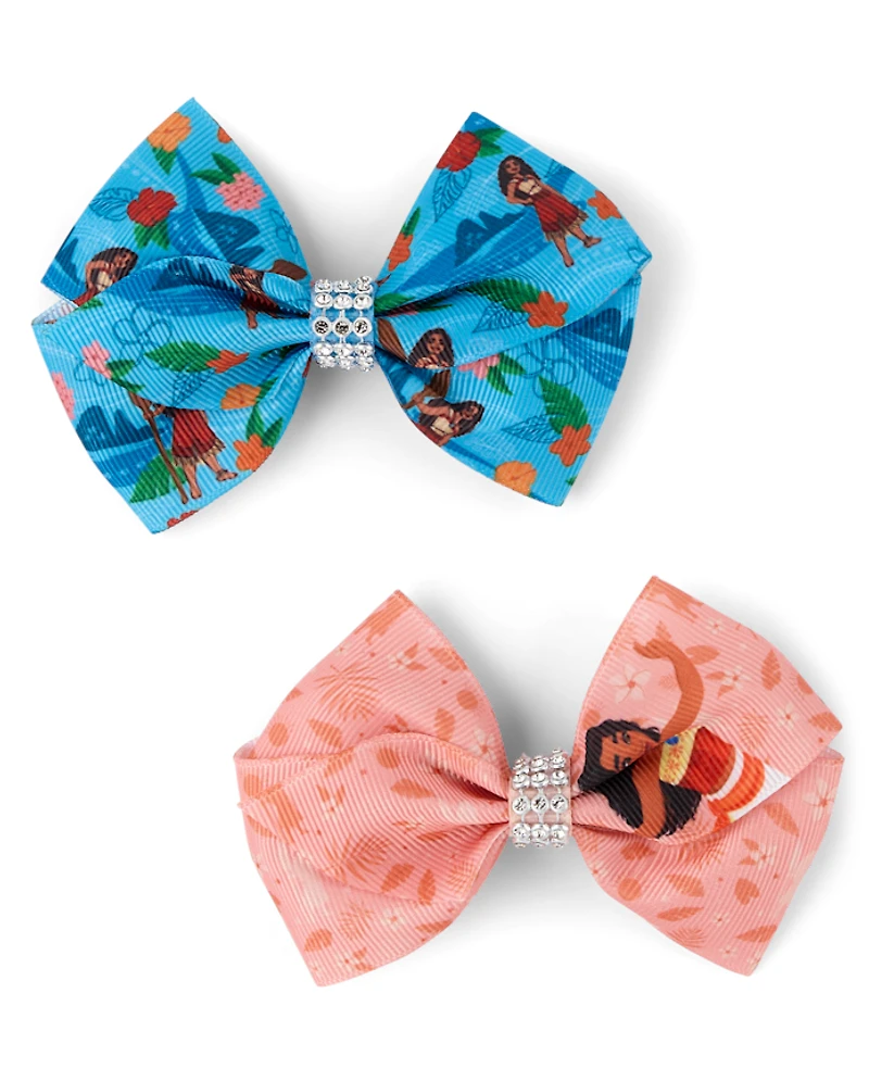 Girls Moana™ Bow Hair Clip 2-Pack
